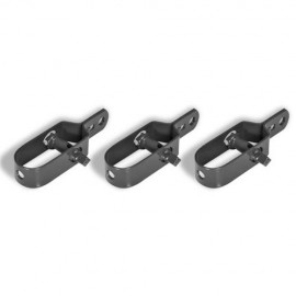 3 pcs 100 mm Wire Tensioner for Chain-Link Fence Grey